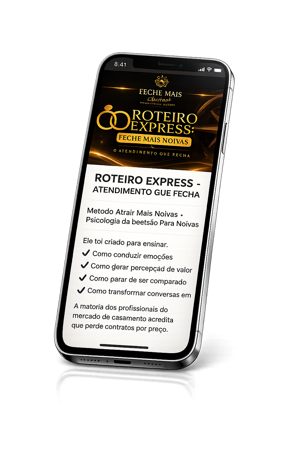 Roteiro Express®: Feche Mais Noivas