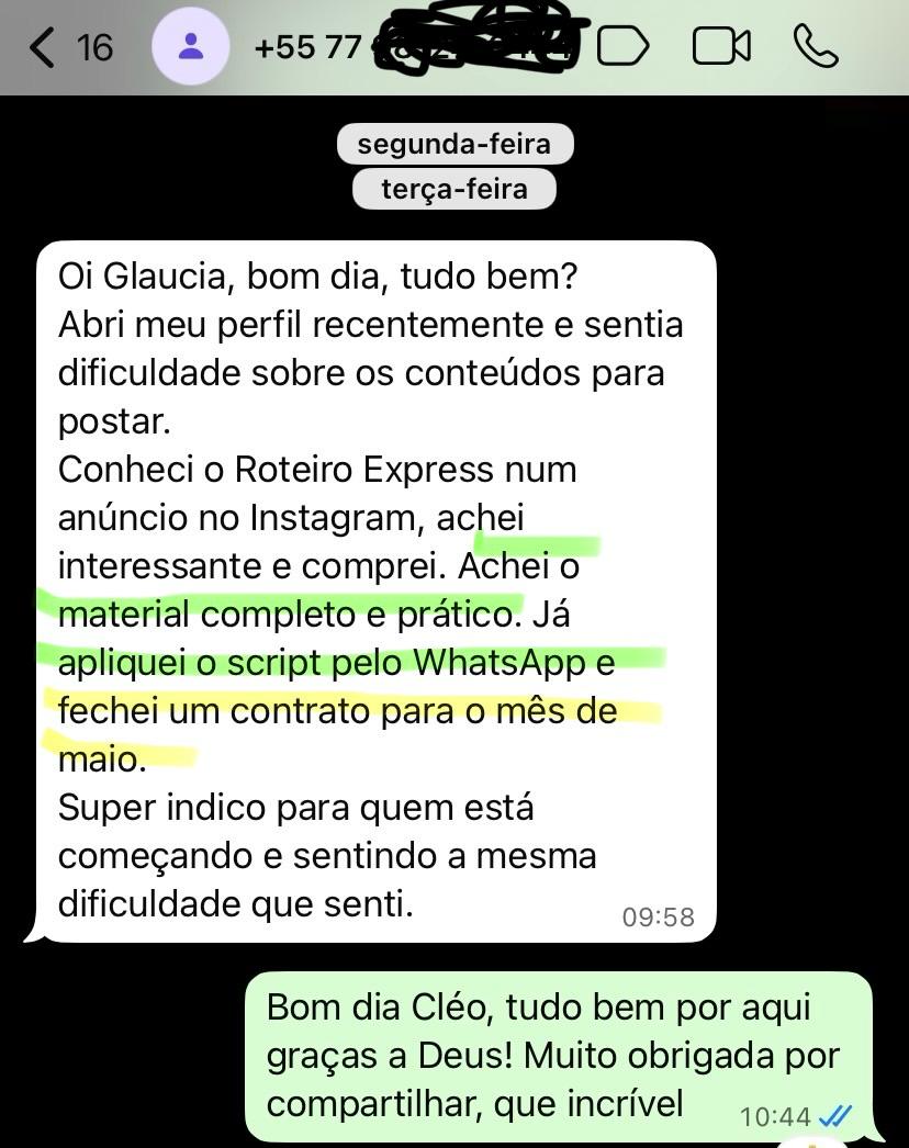 Depoimento — Cléo